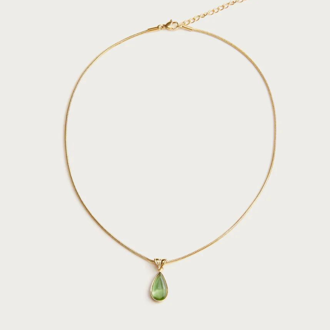 Glass Droplet Necklace