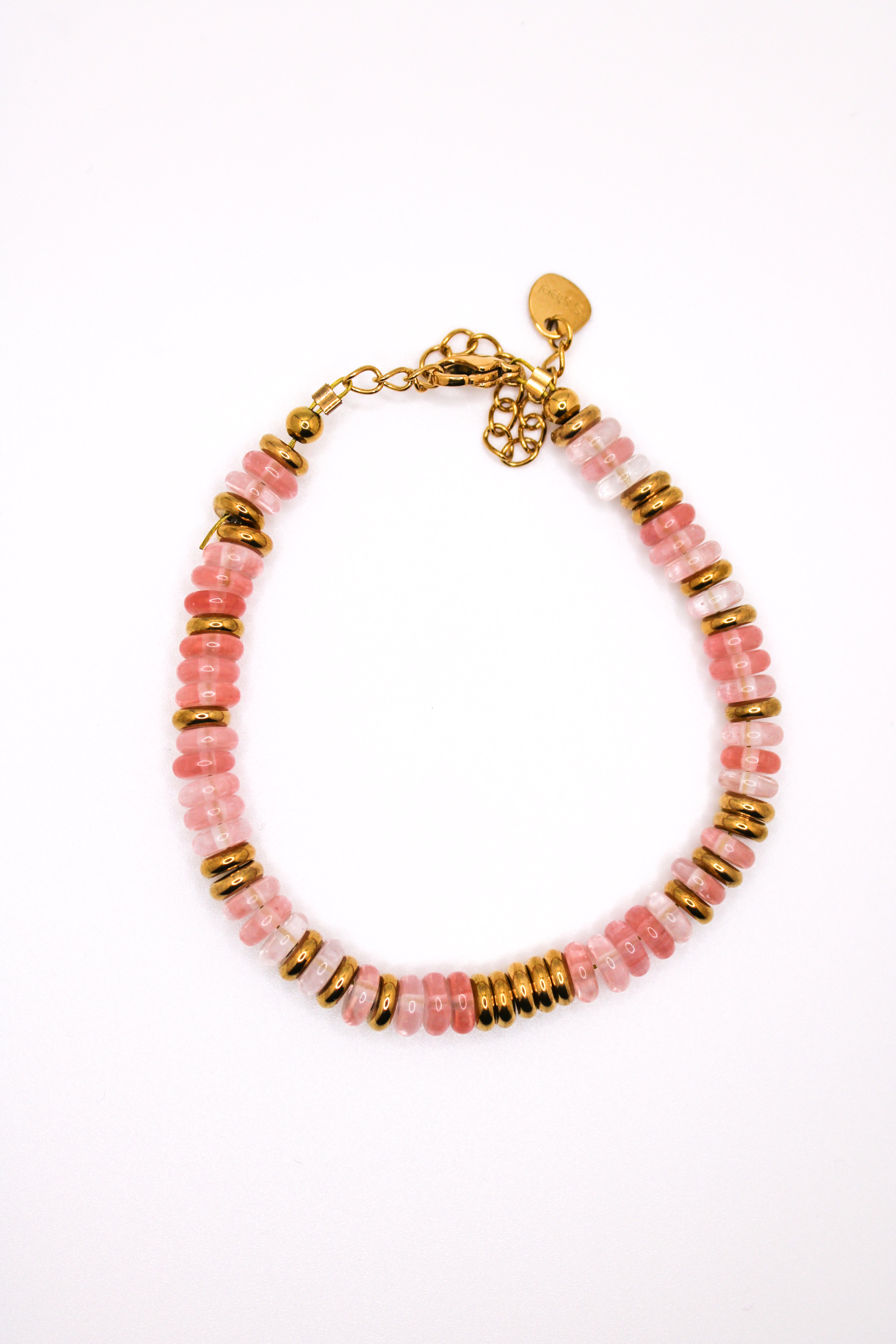Pink Beaded Bracelet