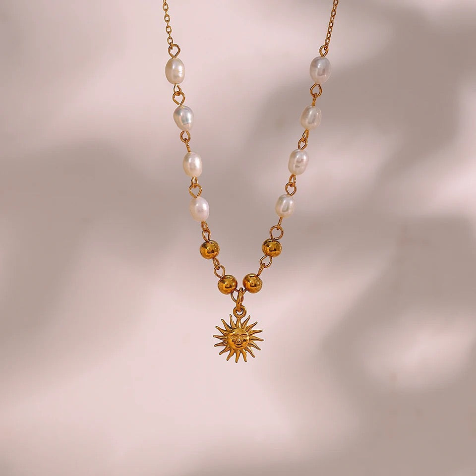 Sun Pearl Necklace
