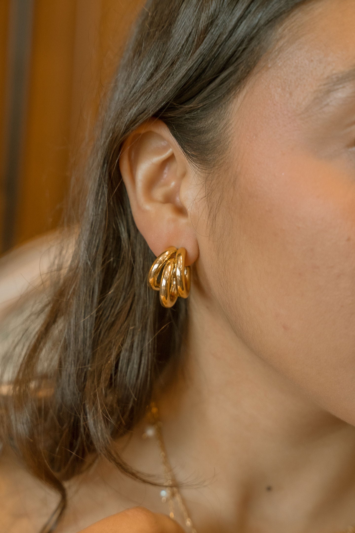 Triple Hoop Earrings