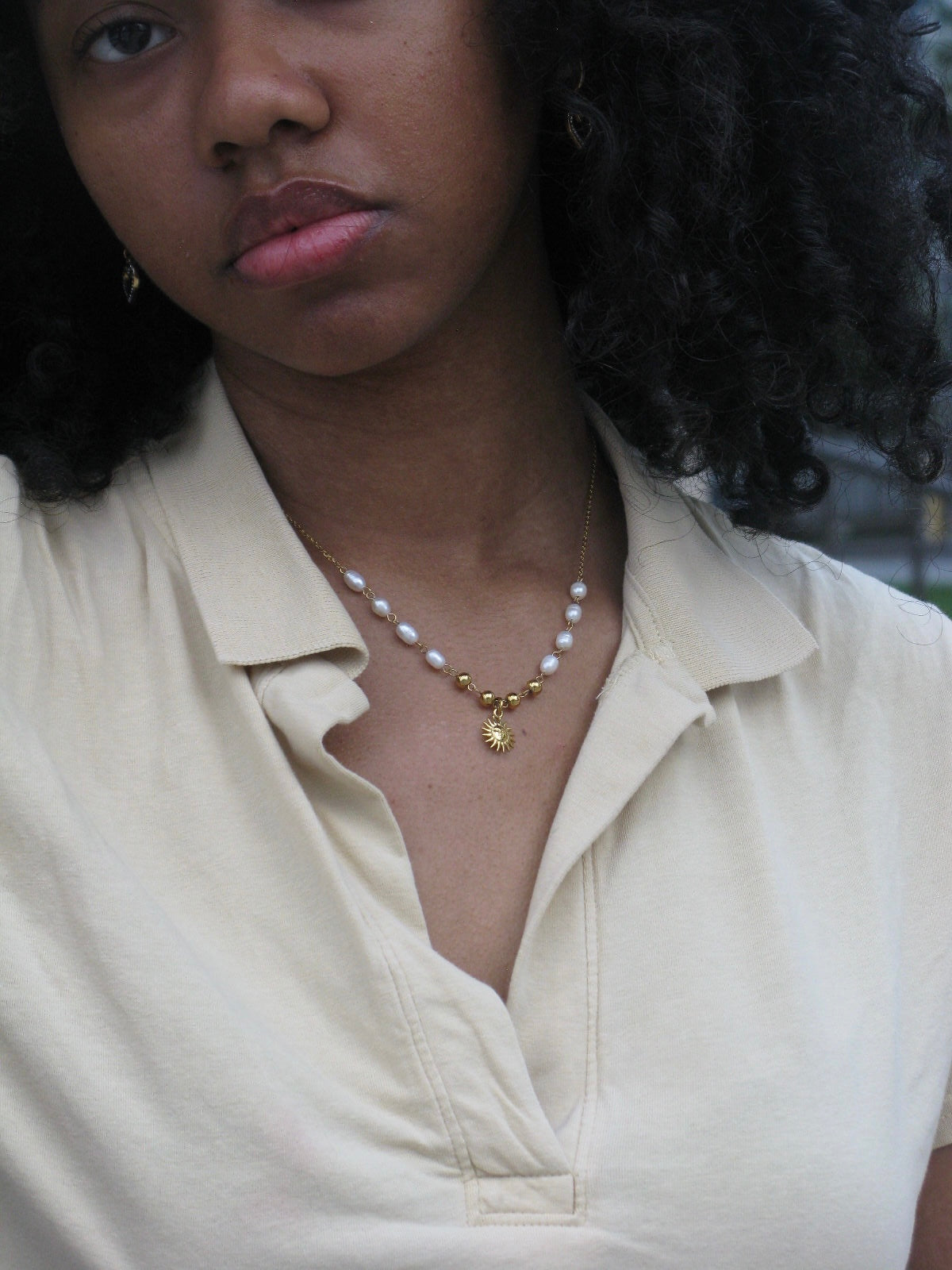 Sun Pearl Necklace