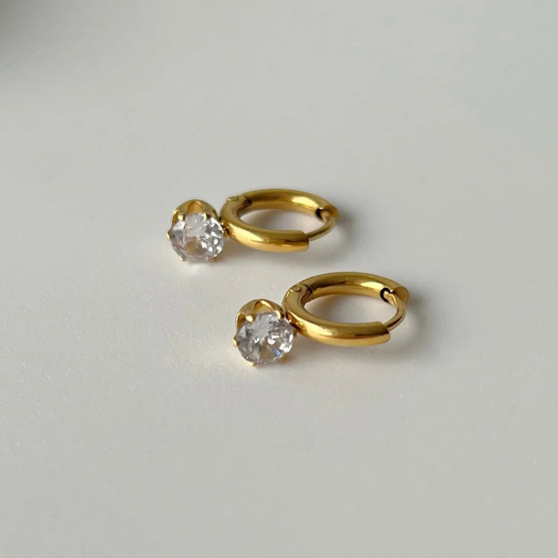 Crystal Hoop Earrings