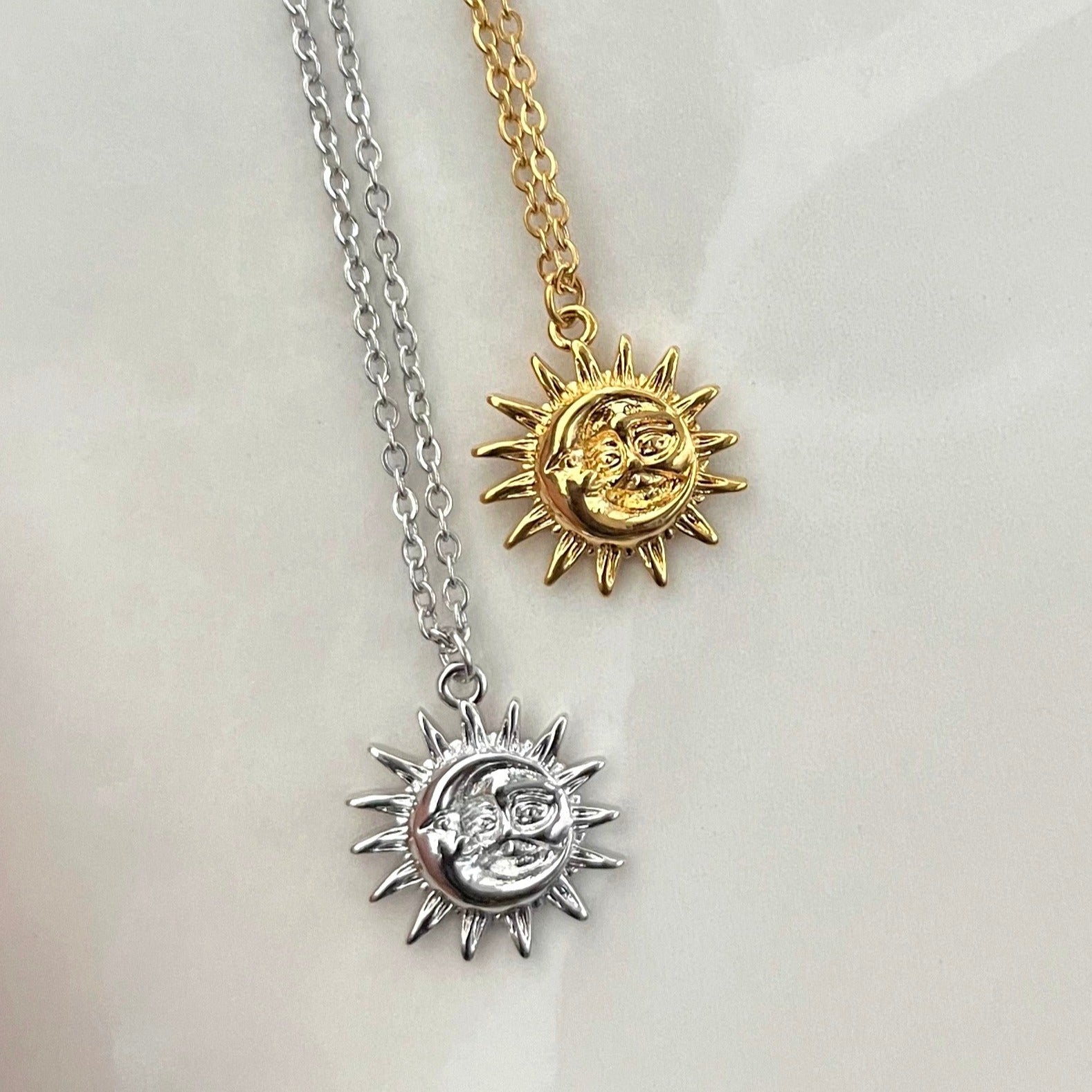 Sun and Moon Necklace